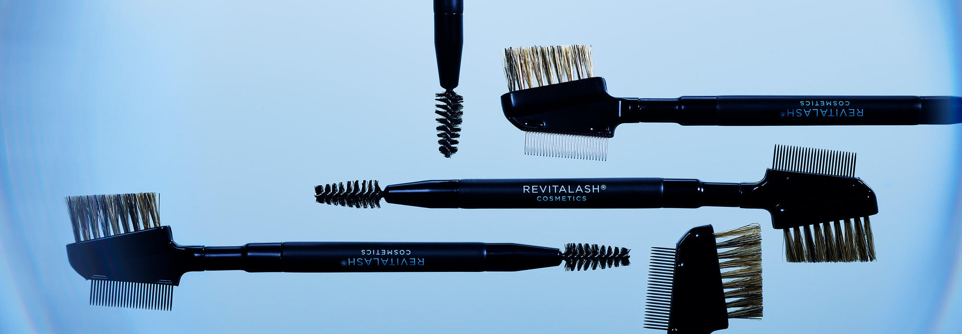Lash & Brow Tool on blue background desktop